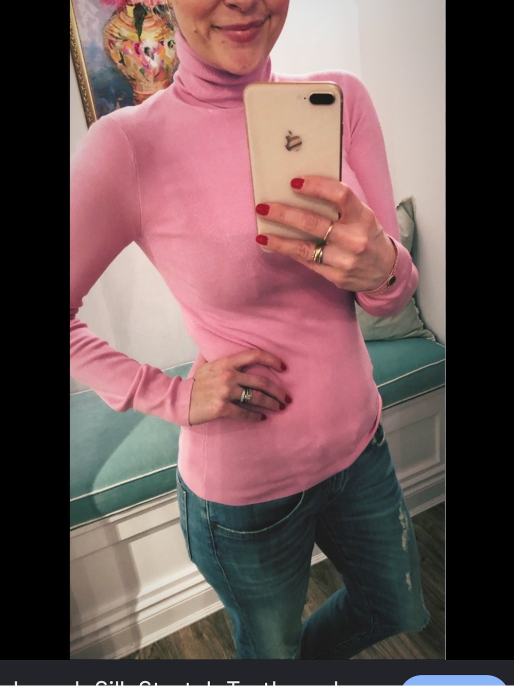 Joseph Silk stretch Turtleneck originally  $395 USD.